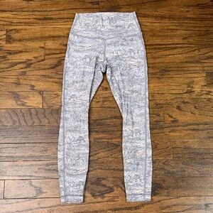 lululemon athletica Gray Patterned Leggings